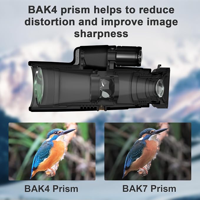 12x42 Monocular Telescope for Adults, High Powered HD Compact Monoculars - Image 3