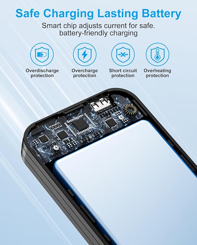 Portable Phone Charger, 10000mAh PD20W Fast Charging Power Bank - Image 6
