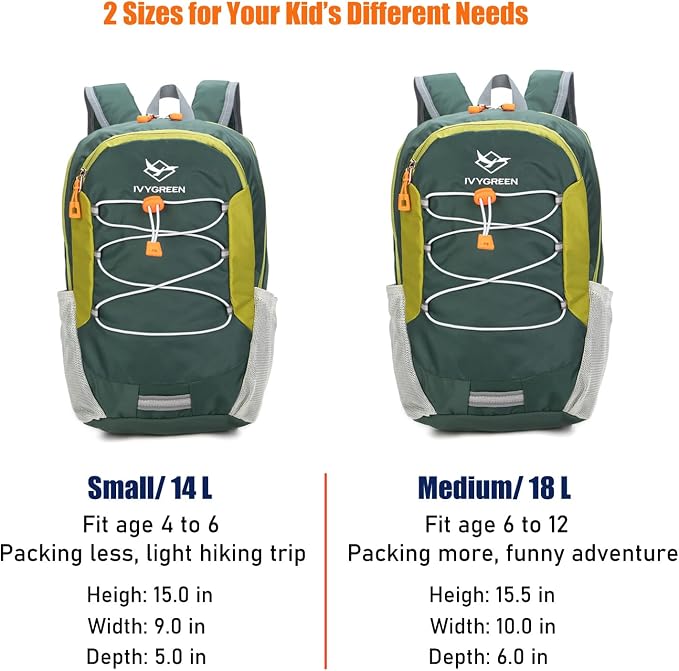 IVYGREEN Little Kids Hiking Backpack - Image 8