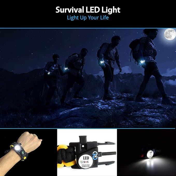Survival Paracord Bracelet - Image 2