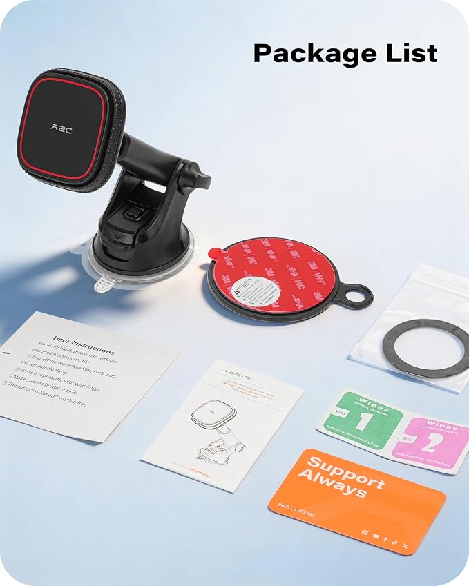 APPS2Car for MagSafe Car Mount, Dashboard & Windshield Suction Cup Holder - Image 8