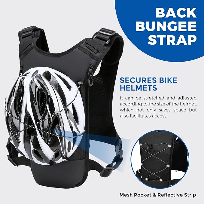 Criuage USA Original Patent Running Hydration Vest Backpack, Lightweight Chest - Image 3