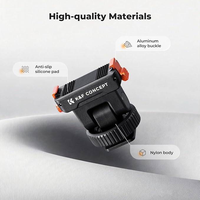 K&F CONCEPT Plastic Cold Shoe Mount Compatible - Image 5