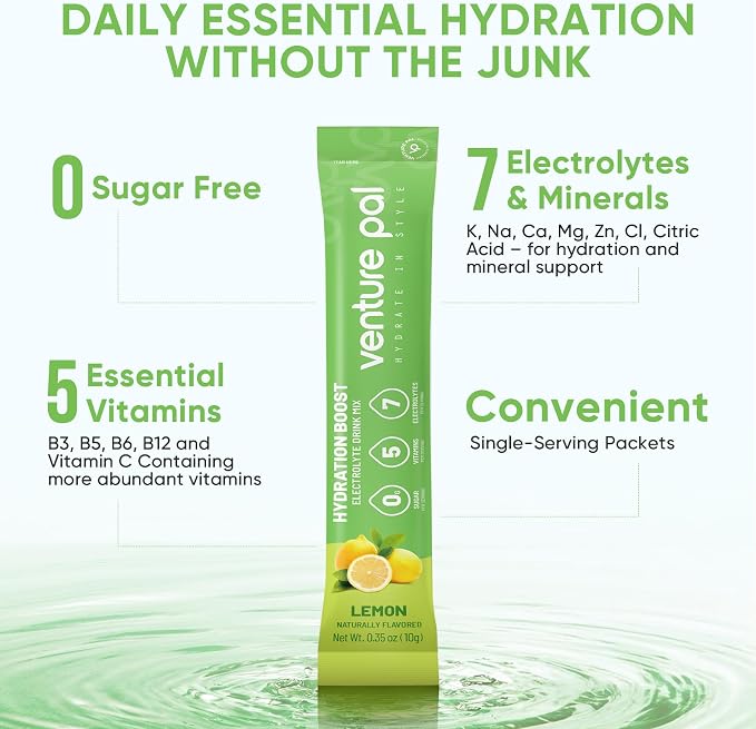 Venture Pal Sugar Free Electrolytes Powder Packets - Image 4