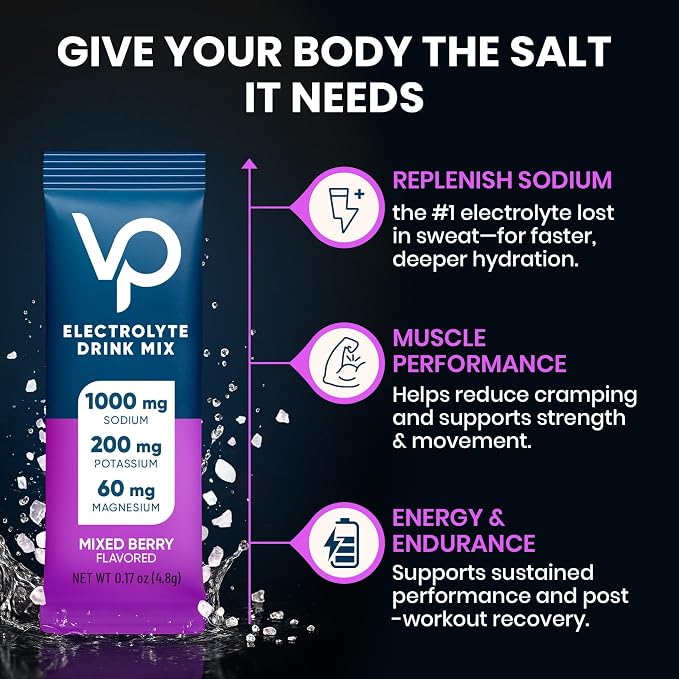 Venture Pal High Sodium Sugar-Free Electrolyte Powder Packets - Image 5