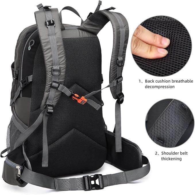 SPEEDPARK Hiking Backpack 40L Waterproof Hiking Daypack - Image 4