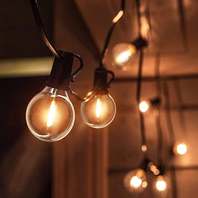 50Ft LED Globe String Lights Shatterproof Waterproof G40 Outdoor Patio String - Image 4