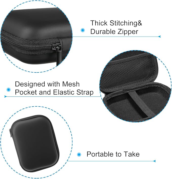 PATIKIL 5.91x4.72 Electronic Organizer Case, Charger Cord - Image 4