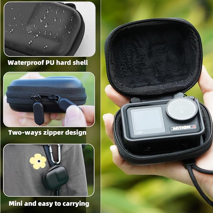 Carrying Case for DJI Osmo Action 5 Pro/6/4/3, Small Storage Bag for GoPro - Image 3