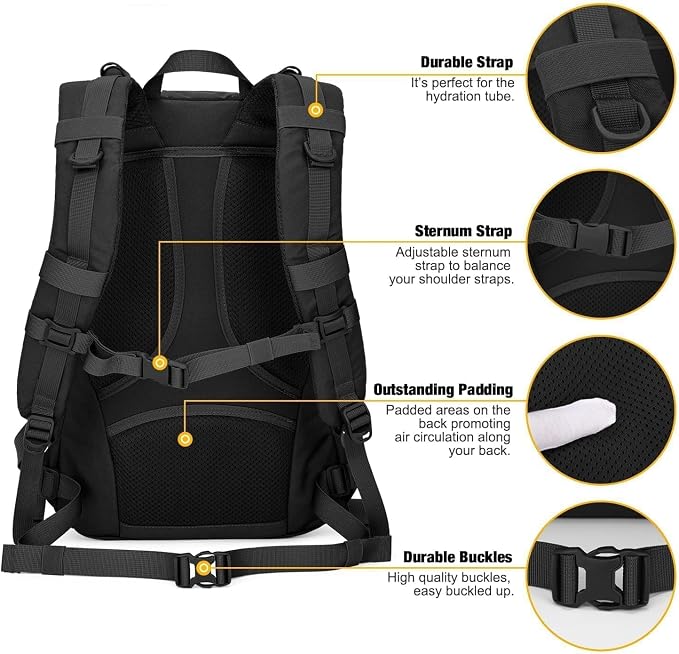 Mardingtop Small Tactical Backpack, Molle Hiking Backpack - Image 6