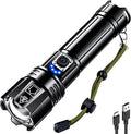AKNEAR Rechargeable LED Flashlight 99000 High Lumens, Super Bright Flashlights by AKNEARHeadlampRechargeable