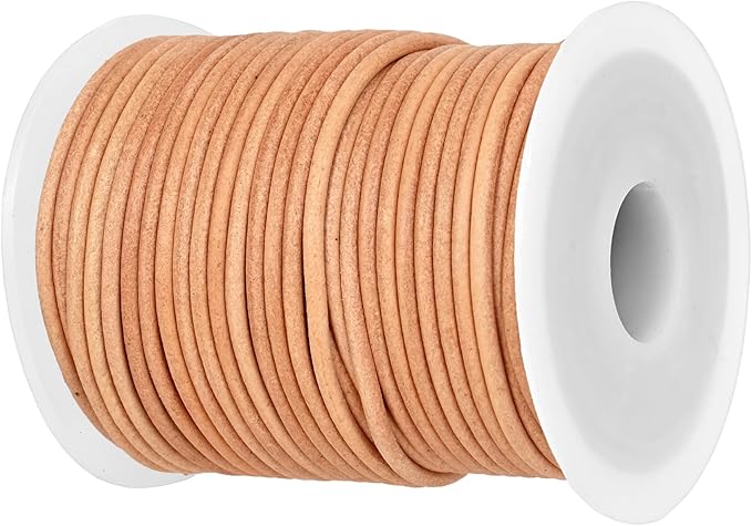 GENIQUE Real/Genuine Round Leather String Cord by GENIQUE