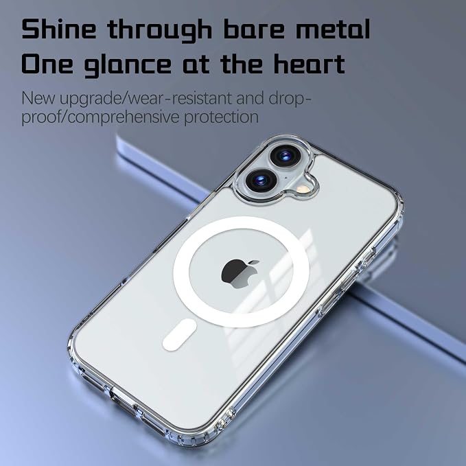 Magnetic Designed for iPhone 16 Case Clear - Image 6