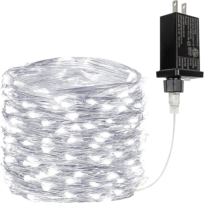 33Ft 100LED Fairy Lights Plug in, Waterproof String Lights Outdoor & Indoor 8 by BHCLIGHT