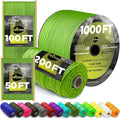 TECEUM 5/32" Paracord Rope 1000 – 1000ft / 200ft / 100ft / 50ft – Tactical by TECEUM