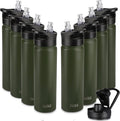 HASLE OUTFITTERS Insulated Water Bottle 22 oz Double Wall Stainless Steel Water by HASLEOUTFITTERS