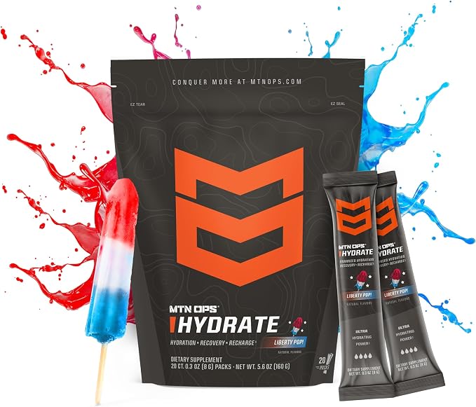 MTN OPS Hydrate Low Sugar Electrolyte Powder Drink Mix - Image 2