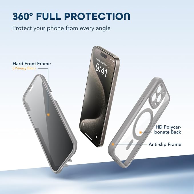 TIESZEN for iPhone 15 Pro Max Case, Compatible - Image 3