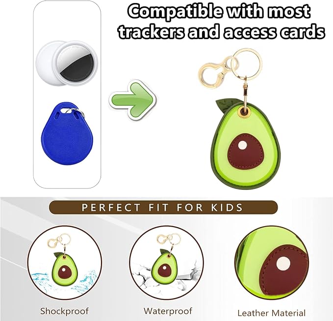 Leather Keychain Holder Case Compatible - Image 3