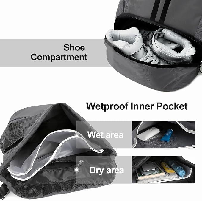 Hoedia Sports Drawstring Backpack - Image 2