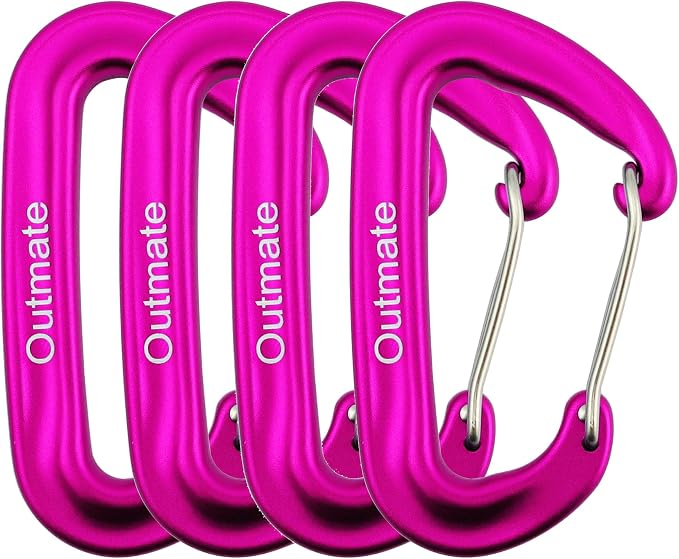 12kN 3.2"x2" Heavy-Duty Carabiner Clips by Outmate
