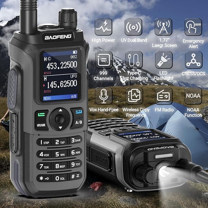Ham Radio BaoFeng Radio Handheld Long Range - Image 3