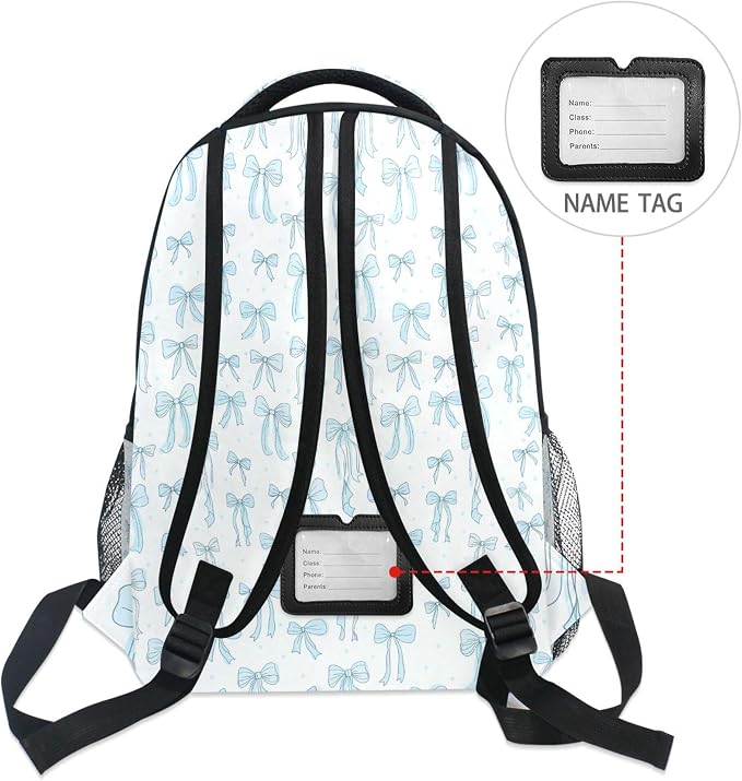 Wamika Coastal Anchor Kids Backpack Nautical Theme Starfish Shell School - Image 6