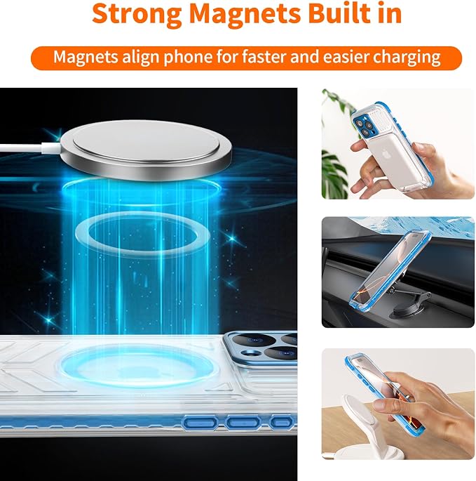 for iPhone 15 Pro Waterproof Case, IP68 Underwater Case Built-in Screen - Image 6