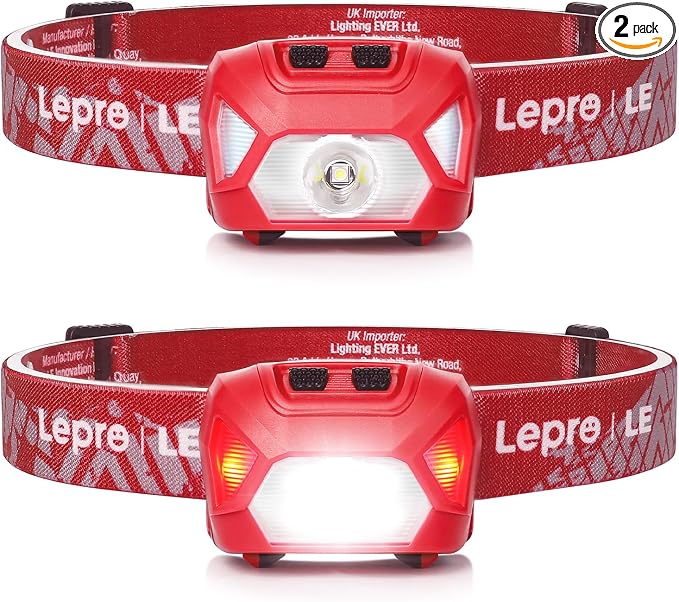 Lepro 320015 Battery Powered Headlamp by Lepro