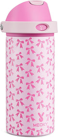 18 oz Kids Water Bottle for School: Meoky 18 oz Stainless Steel Insulated Water by MEOKY
