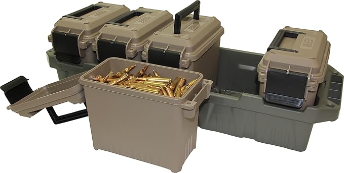 MTM AC5C 5-Can Ammo Crate Mini, Convenient size, Store 650 rounds of 9mm bulk - Image 3