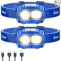 Blukar LED Headlamp, 2000L Super Bright Rechargeable Headlight Flashlight by Blukar