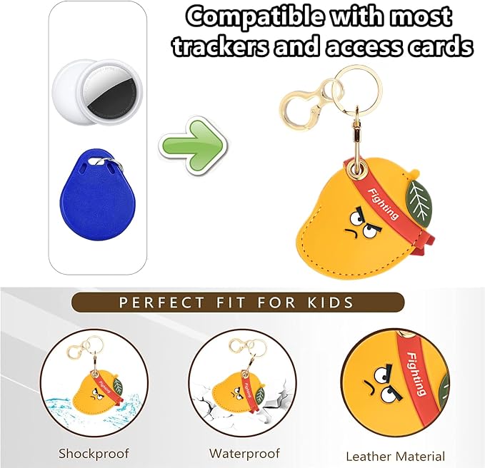 Leather Keychain Holder Case Compatible - Image 4