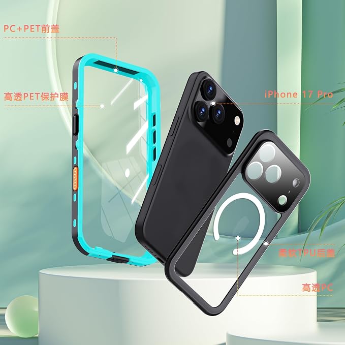 Waterproof Case for iPhone 17 Pro – IP68 Submersible Shield - Image 8