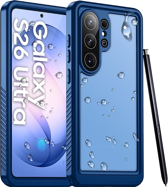 Temdan Designed for Samsung Galaxy S26 Ultra Case Waterproof, Built-in Lens & by Temdan
