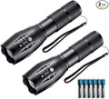 Whaply LED Flashlights, 2 Pack Tactical Flashlight High Lumens Lights by Whaply
