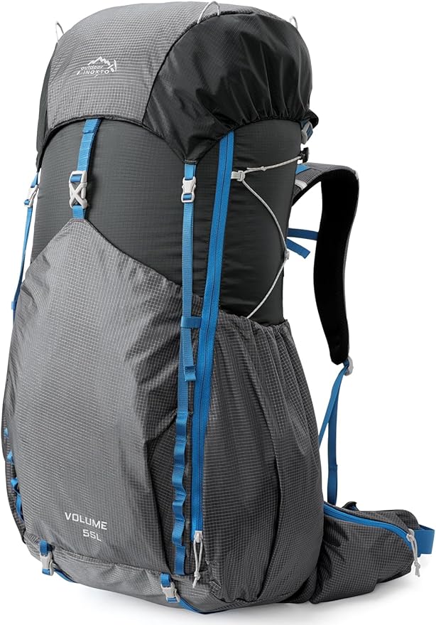 IX INOXTO 55L Internal Frame Waterproof Hiking Camping Backpack by INOXTO