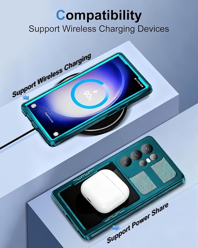 for Samsung Galaxy S23 Ultra Waterproof Case, Magnetic Heavy Duty Military - Image 7