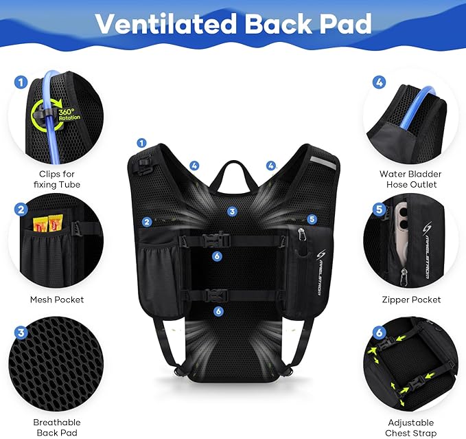 Maelstrom Hydration Backpack, Hiking Backpack - Image 3