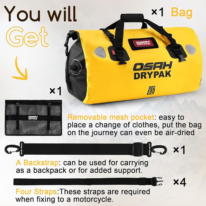 OSAH DRYPAK Waterproof Duffel Bag - Image 7
