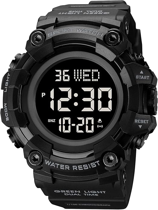 FANMIS Mens Military Multifunction Digital LED Watch Electronic Waterproof - Image 2
