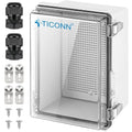 TICONN Outdoor Electrical Box Waterproof, Junction Box IP67 ABS Plastic by TICONN