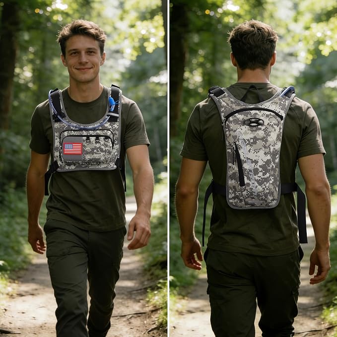 Maelstrom Running Vest, Detachable Hydration Backpack - Image 7