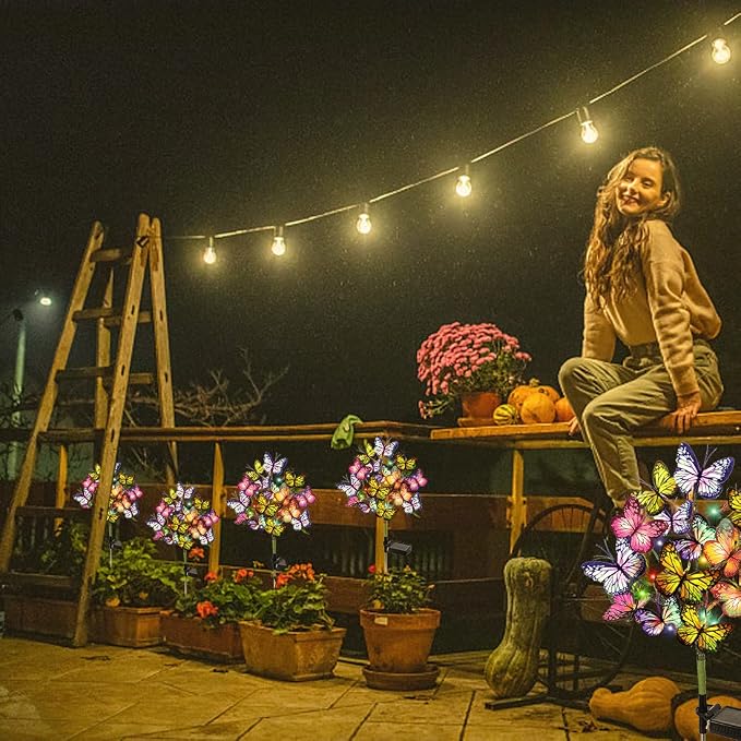 Adecorty Solar Garden Lights Outdoor Waterproof Decorative Solar Lights Outdoor - Image 7
