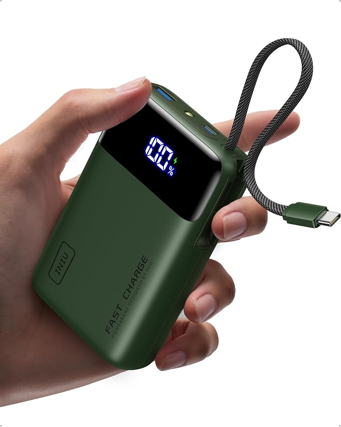 INIU 20000mAh Power Bank, Small Portable Charger, 45W PD Fast Charging Battery by INIU