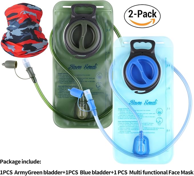 2 Pack Hydration Bladder 2 Liter/70 oz - Image 2