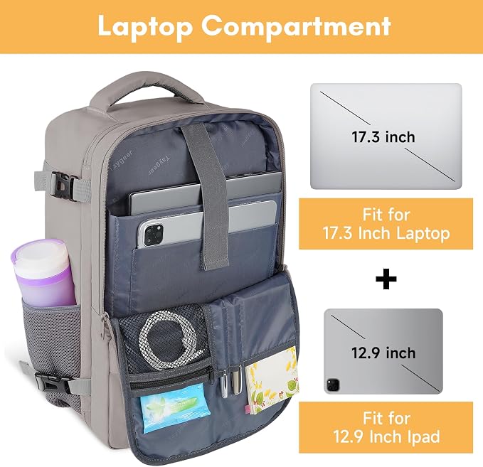 Taygeer Laptop Backpack Purse for Women, Backpack for College Essentials - Image 5