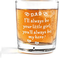 Nogrit Dad Gifts from Daughter Whiskey Glasses 10 oz, Dad Gifts by Nogrit