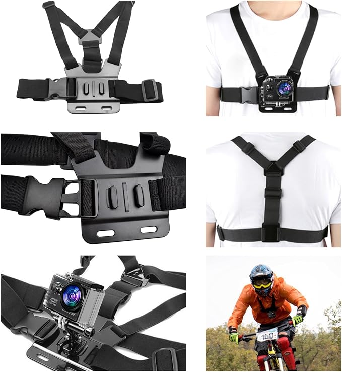 Action Camera Accessories Kits Bundle, Floating Handle Grip/Selfie Stick Tripod - Image 3