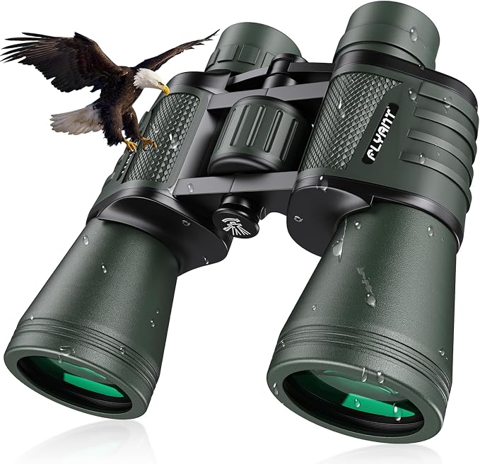 20x50 High Powered Binoculars for Adults, Waterproof Binoculars by FLYANT